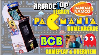 BCB 116 BandaiNamco Legacy Home Arcade PacMania Edition by Arcade1Up Gameplay amp Overview [upl. by Itoc]