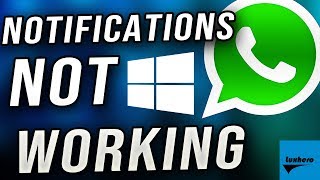 WhatsApp Desktop PC Version  Windows 10 Notifications Not Working Fix [upl. by Stanford]