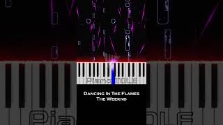 Dancing In The Flames piano music theweeknd [upl. by Cozmo804]