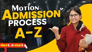 Motion Kota Admission Process How to Take Admission in Motion  IITJEE NEET Part 1 NVSir kota [upl. by Orville]