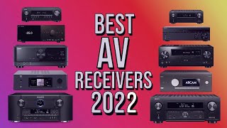 Top 5 BEST AV Receivers  ⭐ For both Home and Office in 2022 [upl. by Reemas]