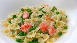 pasta met gerookte zalm [upl. by Alisan]