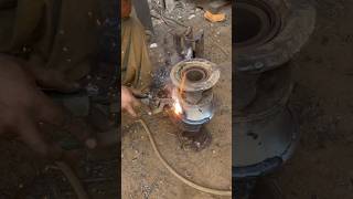 Amazing ideas for Root round welding method shortvideo welding [upl. by Aleakim]