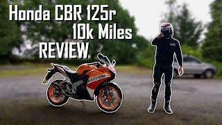 Honda CBR 125r 2017 10k Miles Review [upl. by Raybin]