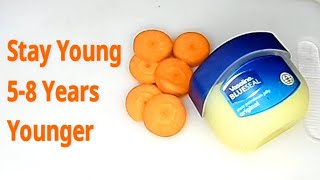 STOP SPENDING MONEY ON CREAM USE CARROT AND VASELINE GET BABY FACE [upl. by Anelhtak]