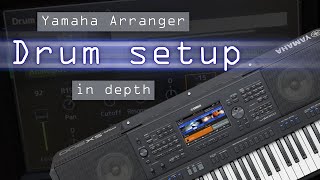 Yamaha Drum Setup in depth  creating custom kit  tuning percussion instruments [upl. by Arol]