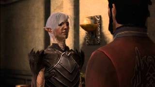 Dragon Age 2  Romance between Fenris and male Hawke  Hot scene [upl. by Alfie242]