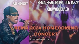 REMA 2024 CONCERT SHUTS DOWN BENIN STADIUM ft SHALLIPOPI ODUMODUBLACK  Ozeba Benin boys Cast [upl. by Aicercal810]