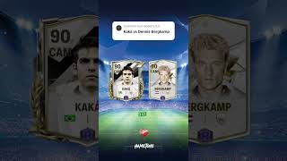 Kaka vs Bergkamp Fc mobile card battle fcmobile football ronaldo messi goat [upl. by Aay720]