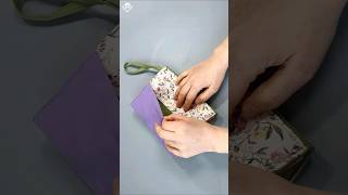 DIY Tissue pouch without a zipper sanitary pad pouch sewingtutorial shortsvideo shorts [upl. by Dagney364]