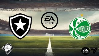 Botafogo x Juventude  Jogo Amistoso  EA FC [upl. by Adnovad]