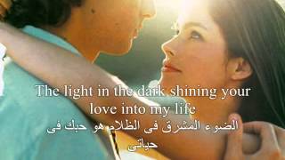 Cilen Dion because you loved me مترجمة الى اللغة العربية [upl. by Blake836]