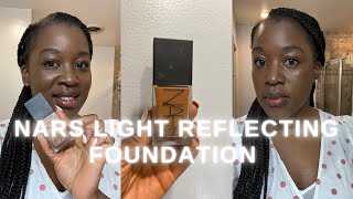 Dark Skin amp NARS Light Reflecting Foundation darkskinmakeup [upl. by Treboh]