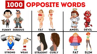 1000 Opposite Words in English  Antonyms in English  Common opposites  English Vocabulary [upl. by Anisirhc]