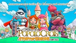 Return to PopoloCrois A STORY OF SEASONS Fairytale Announcement Trailer EU [upl. by Bohi]