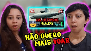 REACT CAIXA PRETA  ÁUDIO DAS ÚLTIMAS PALAVRAS DE PILOTOS EM QUEDA DE AVIÃO PARTE 1  FALA DE TUDO [upl. by Esele598]