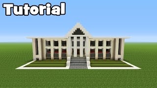 Minecraft Tutorial How To Make A Town Hall [upl. by Notgnirra434]