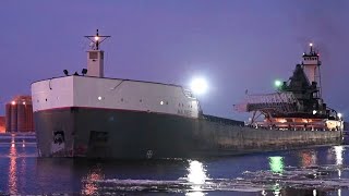 Victory and Maumee  A Grand Finale for Duluth’s Shipping Season [upl. by Darrej]