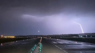 Thunderstrom Departure  CB Cumulonimbus  Lightning Activity shorts [upl. by Eigna]