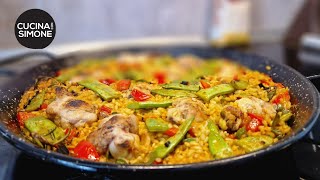 Paella Velenciana  Ricetta tradizionale originale [upl. by Lisk]