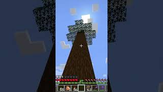 How to cut down Spruce Trees the EASY way in Minecraft [upl. by Jopa638]