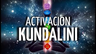 🔥Meditación ACTIVACIÓN de KUNDALINI a través de TUS CHAKRAS  SANACIÓN COMPLETA [upl. by Yellhsa]