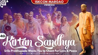 ISKCON Margao  4th Kirtan Sandhya 2024  Highlights ✨✨ [upl. by Kerrill]