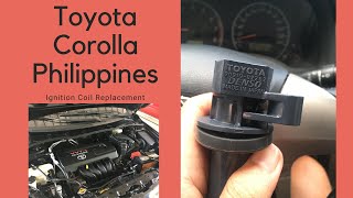 Corolla Altis Ignition Coil Replacement Philippines [upl. by Cacie219]