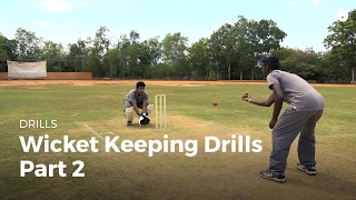 Wicket Keeping Drills  Part 2  Cricket [upl. by Haelak]