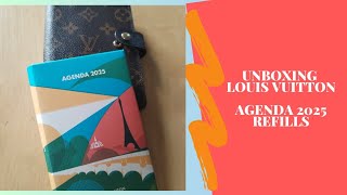 Unboxing Louis Vuitton LV 2025 Agenda Refills by Luxury Bag Heaven [upl. by Squire]