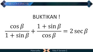 11 Identitas Trigonometri Contoh 8 [upl. by Otir]