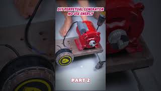 DIY Perpetual Generator No Energy Needed Part 2 diygenerator [upl. by Anirahtak]