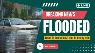 Heavy Rain Leaves Grenada Flooded 🌧️  Shocking Scenes from the Island 🇬🇩  Star Vlog [upl. by Stralka]