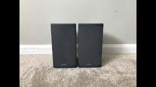 Infinity US1 Home 2 Way Universal Satellite Speakers [upl. by Aube]