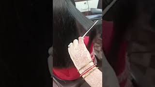 permanent hair straightening  huma yusuf  hair style [upl. by Sparks]