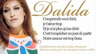 Dalida  Garde moi la dernière danse  Paroles lyrics [upl. by Wardle]