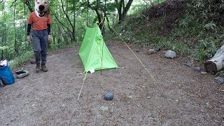 【ULテント泊登山】大菩薩嶺ツェルトでGO！・その１【ザック総重量64kg】 [upl. by Adla]