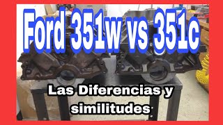 351 windsor vs 351 cleveland DIFERENCIAS [upl. by Guthrie889]