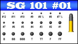 American Shot Sizes part I Birdshot  Shotguns 101 1 [upl. by Rednijar]