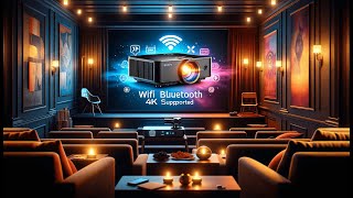 📽️ ONOAYO Projector With WiFi And Bluetooth 4K Supported Review 🎬 [upl. by Ayit309]