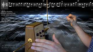 Theremin Score VIVALDIS SILEANT ZEPHYRI claravox baroque Filiae maestae Jerusalem [upl. by Enihpets]