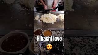 Cute Hibachi Chef Cooking Trick [upl. by Foulk]