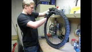 How to Stud Mountain Bike Tires For Ice and Snow [upl. by Zaria]