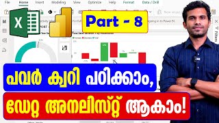 Split data into multiple Columns in Excel  Power Query Malayalam Tutorial [upl. by Bayer74]