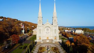 SainteAnnedeBeaupré Shrine  Basilica of SainteAnnedeBeaupre QuebecCanada [upl. by Aurita]