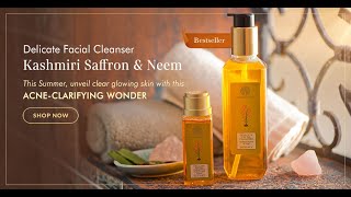 Delicate Facial Cleanser Kashmiri Saffron amp Neem [upl. by Sidon]