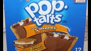 Smores Pop Tarts Taste Test Food Review [upl. by Waddell971]