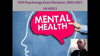 VCE Psychology  Exam Revision U4 AOS 2 [upl. by Akemet]