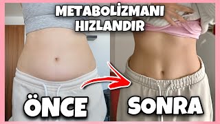 METABOLİZMA HIZLANDIRMA VE KİLO VERME  METABOLİZMA NASIL HIZLANIR [upl. by Akimihs]