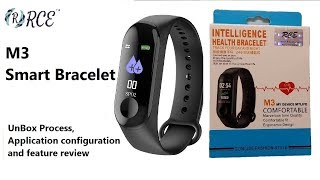 M3 Smart Band Quick setup quotYoho Sportsquot and Feature review [upl. by Atnek]